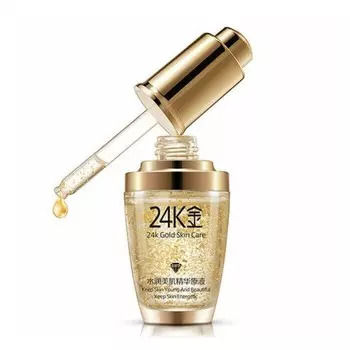 Сыворотка BIOAQUA с частичками золота 24K для лица омолаживающая Gold Skin Care