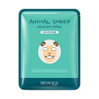 Тканевая маска BIOAQUA Animal Face Sheep для лица