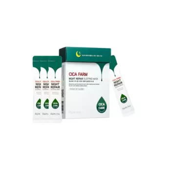 Восстанавливающая ночная маска FARMSTAY с экстрактом азиатской центеллы