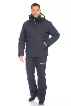 Мужской горнолыжный Костюм Tisentele Темно-серый, 847634K1 (62)