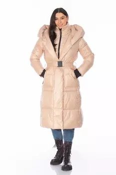 Пуховик FREE COVER Бежевый, 706710 (50, xxl)