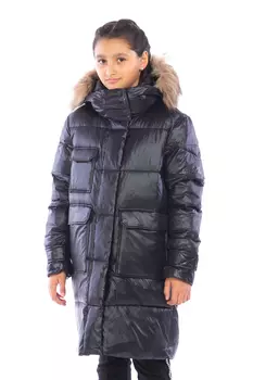 Пуховик WHS Черный, 8783303 (140, m)