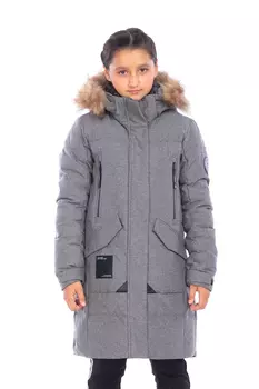 Пуховик WHS Серый, 8783325 (134, s)