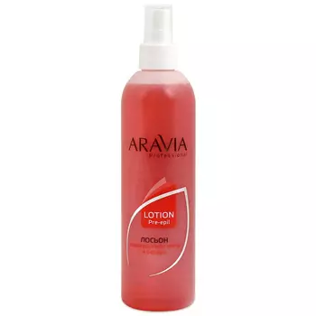 Aravia, Лосьон для подготовки кожи перед депиляцией с экстрактами мяты и березы, 300 мл