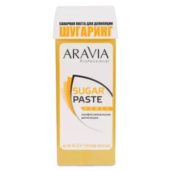 Aravia, Сахарная паста для депиляции в картридже "Медовая" очень мягкой консистенции, 150 гр