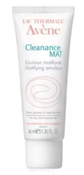 Avene, Эмульсия против жирного блеска Cleanance MAT, 40 мл
