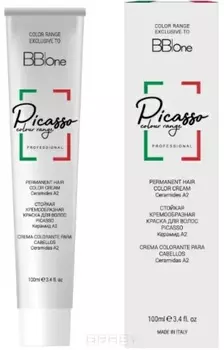 BB One, Перманентная крем-краска Picasso (153 оттенка), 7.77 Brown Blond/Коричневый Блондин, 100 мл