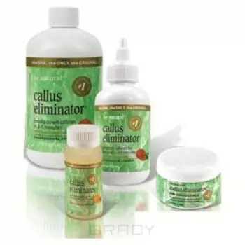 Be Natural, Средство для удаления натоптышей с запахом апельсина Callus Eliminator, 118 мл