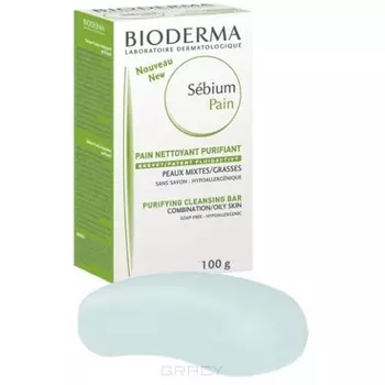 Bioderma, Мыло Биодерма Себиум, 100 г