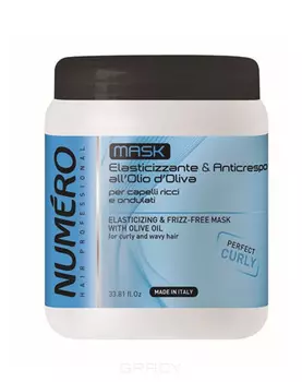 Brelil Professional, Маска с оливковым маслом для вьющихся и волнистых волос Numero, 1 л