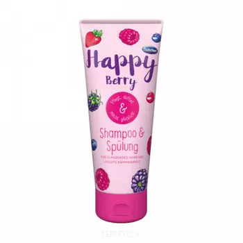 Bubchen, Детский шампунь и бальзам для волос «Счастливая ягодка», 200 мл