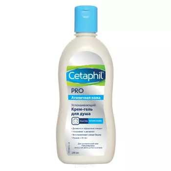 Cetaphil, Успокаивающий крем-гель для душа, 295 мл