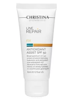 Christina, Антиоксидантный крем-флюид SPF50 Line Repair Fix Antioxidant Assist SPF50, 60 мл