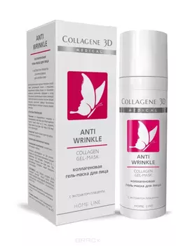Collagene 3D, Гель-маска Anti Wrinkle с плацентолью, 30 мл