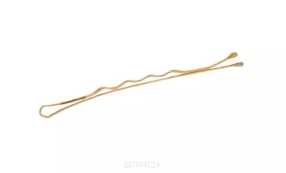 Comair, Невидимки «Pretty Fashion», золотые, 24 шт, 7 см, 24 шт