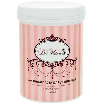De Veleure, Сахарная паста для депиляции Мягкая (Sugarpaste - Light&amp;Soft), 800 гр