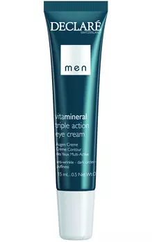 Declare, Крем вокруг глаз тройного действияTriple Action Eye Cream Anti-Wrinkle Dark Circles Puffiness, 15 мл