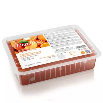 Depilflax, Парафин апельсин и персик, 500 гр.