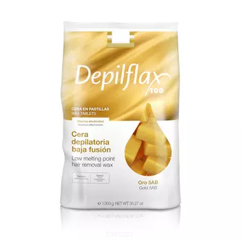 Depilflax, Воск горячий в дисках Золотой для любого типа волос, 1 кг