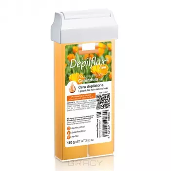 Depilflax, Воск в картридже Календула, 110 г
