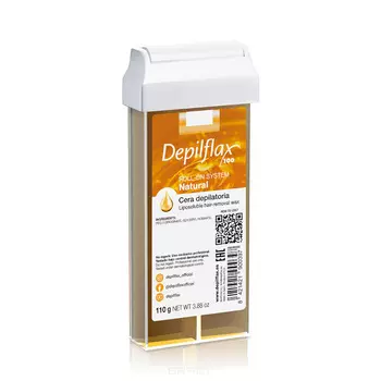 Depilflax, Воск в картридже Натуральный для тонких и ослабленных волос, 110 гр, 110 гр.