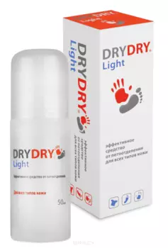 Dry Dry, Средство от обильного потовыделения Light , 50 мл