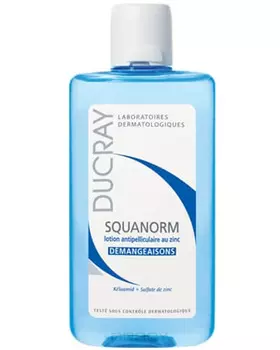 Ducray, Лосьон от перхоти с цинком "Squanorm", 200 мл