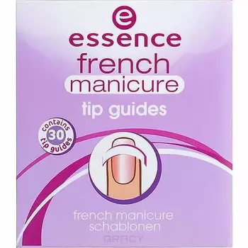 Essence, Трафарет - полоски для французского маникюра French Manicure Tip Guides, 1 шт