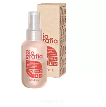 Estel, Натуральная двухфазная эссенция для волос BIOGRAFIA Мгновенный блеск, 100 мл