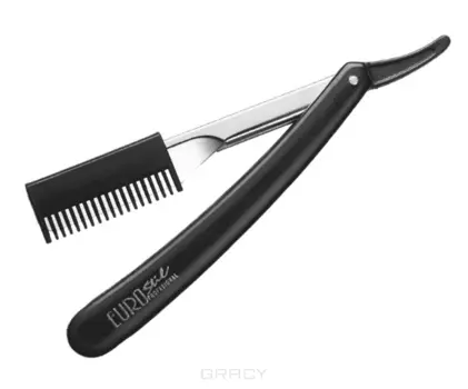 Eurostil, Бритва опасная с филировочной насадкой 00730, 1 шт