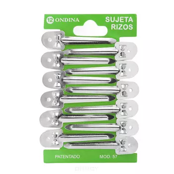 Eurostil, Зажим металлический маленький, 12 штук в упаковке, 12 шт/уп