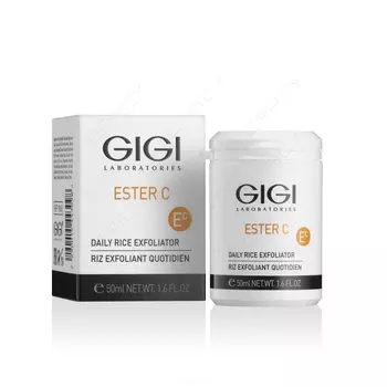 GiGi, Эксфолиант рисовый для очищения и осветления кожи ESTER C Daily Rice Exfoliator, 50 мл
