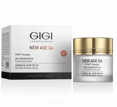 GiGi, Крем дневной омолаживающий New Age G4 Day cream SPF 20, 50 мл