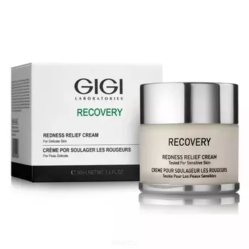 GiGi, Крем успокаивающий от покраснений и отечности Recovery Redness Relief Cream Sens, 50 мл