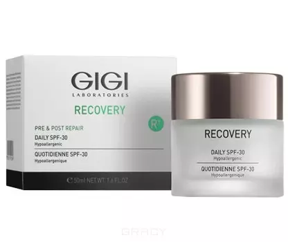 GiGi, Крем увлажняющий восстанавливающий SPF30 Recovery Daily, 50 мл