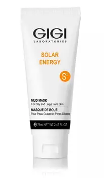 GiGi, Маска грязевая Solar Energy Mud Mask For Oil Skin, 75 мл