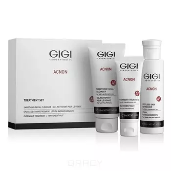 GiGi, Набор Чистая кожа Acnon Treatment Set, 1 шт, 100/50/120 мл