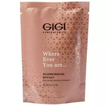 GiGi, Соль для ванн с минералами мёртвого моря Where Ever You Are, 100 гр