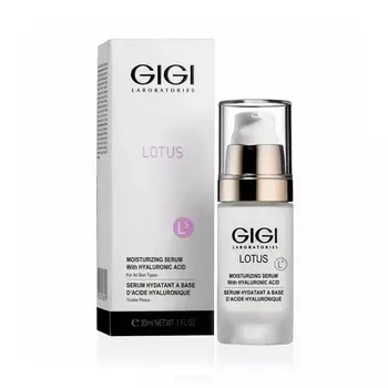 GiGi, Сыворотка увлажняющая с гиалуроновой кислотой Lotus Beauty Moisturizing Serum, 30 мл
