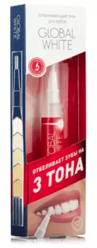 Global White, Отбеливающий гель 6%, 5 мл, 5 мл, 6%