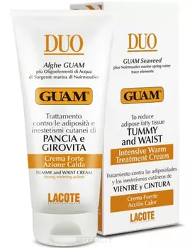 Guam, Крем для живота и талии с разогревающим эффектом Duo, 150 мл, 150 мл, 1818