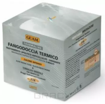 Guam, Маска для массажа в душе с разогревающим эффектом микрокристаллами Турмалина Tourmaline, 500 гр