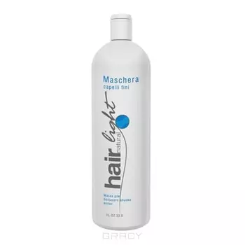 Hair Company, HC HL Маска для большего объема волос Hair Natural Light Maschera Capelli Fini, 1000 мл