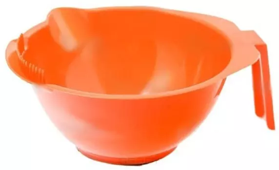 Harizma, Миска для окрашивания 310 мл оранжевая, h10816, 1 шт