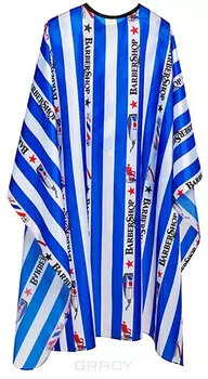 Harizma, Накидка парикмахерская вертикальные полосы 140х160 см, 1 шт, 140х160 см