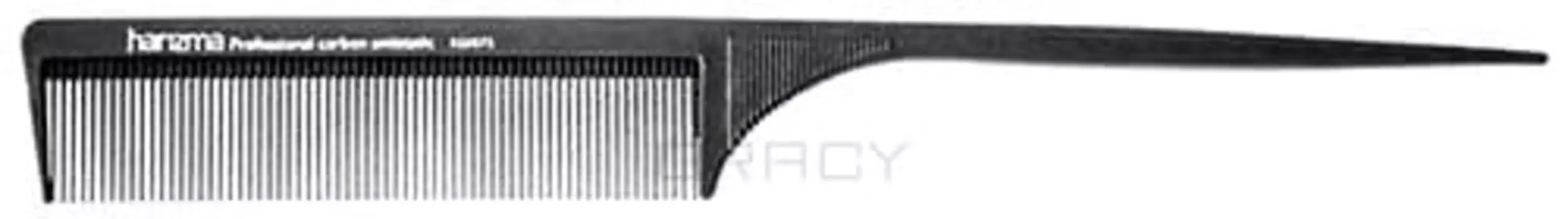 Harizma, Расческа с хвостиком (карбон), 1 шт, 24 см