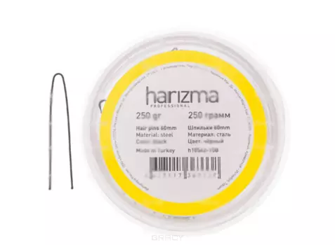 Harizma, Шпильки 60 мм прямые 250 гр (2 цвета) h10542B, 250 гр, коричневый