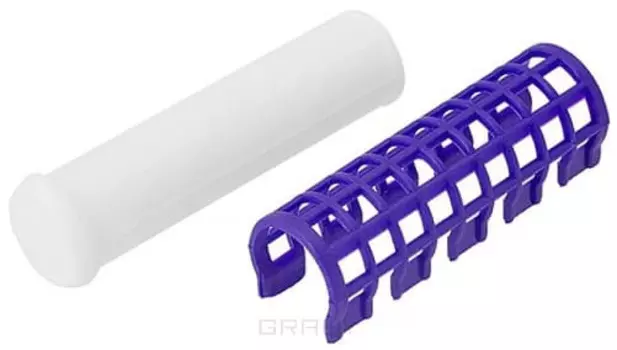 Harizma, Термобигуди с зажимами (4 цвета) h10981, 6 шт, Зеленый 23 мм