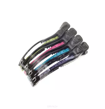 Harizma, Зажим для волос Super Strong, 4 штуки h10904