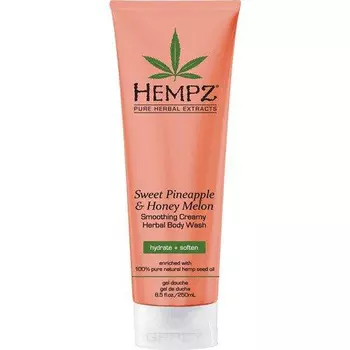 Hempz, Гель для душа Ананас и медовая дыня, 250 мл